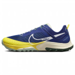 Nike Air Zoom Terra Kiger 8 Tamsiai Karali&scaron;kai Mėlyni Vyri&scaron;ki Sportbačiai Geltonai-Strike Mėlyni-Žali Balti DH0649-400 40.5