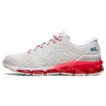 Asics Gel-Quantum 360 7 Patogūs Patvarūs Kvėpuojantys Žemi Atsitiktiniai Bėgimo Bateliai Vyri&scaron;kas sportbačio Modelis Baltas Raudonas 1201A698-021 40