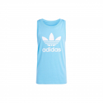 Adidas Originals Adicolor Classics Logotipo Spaudinys Berankovis Vir&scaron;us Vyri&scaron;ki Vir&scaron;utiniai Drabužiai Mėlyna IM9431 M