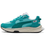 Puma Wild Rider Vintage I&scaron;ardyto Dizaino Žemakulniai Treniruočių Batai Unisex Krosiniai Batai Žali 381595-03 36