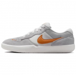 Nike SB Force 58 Atsparūs trinčiai žemi kasdieniai batai Unisex Pilki riedlenčių batai DV5477-007 36.5