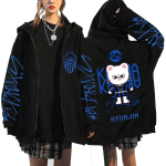 Stray Kids Mada Vintažiniai Džemperiai Moterims Vyrams Unisex Rudeniui Žiemai Nauji Ilgomis Rankovėmis Puloveriai Vir&scaron;ūnės &Scaron;ik Stiliaus Gatvės Drabužiai Kasdieni&scaron;ki Laisvi Vir&scaron;ūnės M