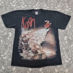 Korn Vintažiniai Mar&scaron;kinėliai Sek Lideriu Grafinis Spaudinys 90-ųjų Metalas Slipknot M