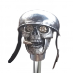 Kaukolės formos pavarų svirtis, Automobilio svirtis Kaukolė - Kaukolės pavarų svirties rankenėlė Kaukolė Kario rankena Pavarų perjungimo svirtis See description sidabras