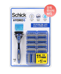 Schick Hydro 5 Original Skutimosi peiliukas+11 peiliukų pakuotė NONE