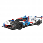 1/24 BMW M Hybrid V8 Super lenktyninis lydinio automobilio modelis su garsu ir &scaron;viesa Vaikams skirta žaislinė kolekcionuojama prekė Gimtadienio dovana mėlyna