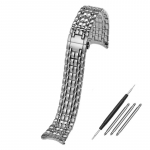 Nerūdijančio plieno apyrankė &bdquo;Longines&ldquo; puikiam laikrodžio dirželiui L4.921/L4.805 metalinis laikrodžio dirželis vyri&scaron;kas tikslus apyrankė 18 20mm 18mm sidabras