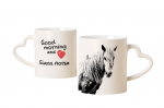 Giara Horse - cup with a horse, a cute cup with a heart-shaped handle, a universal gift from the Art-Dog brand balta