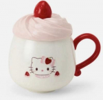 mielas Sanrio Japonija Hello Kitty Bra&scaron;kinis plaktos grietinėlės pyragas puodelis I&scaron;