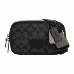 Coach Wyatt 20 Klasikinis monogramos Užtrauktuko užsegimas Užraktas Per petį krep&scaron;ys Vyri&scaron;kas per petį krep&scaron;ys Juodas CM106-QBMI5 Basic Set (Bag+Dust Bag)