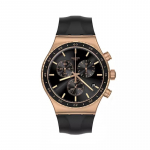 SWATCH Unisex 43mm Juodas laikrodis YVG410 YVG410 Black Dial