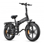 ENGWE ENGINE PRO 2.0 750W 52V 16AH Elektrinis dviratis Stori ratai Pilna pakaba Hidrauliniai stabdžiai 8 pavarų Shimano E-dviratis juoda