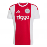 Adidas Ajax Amsterdam 26/27 sezono namų kvėpuojantis greitai džiūstantis apvalios apykaklės futbolo mar&scaron;kinėliai Gerbėjų versija Vyri&scaron;ki vir&scaron;utiniai drabužiai JZ4694 S white