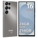 OUKITEL C67 Android 16 Mobilusis telefonas Atrakintas 2026-24GB+256GB, 6.73'' I&scaron;manusis telefonas 5000mAh, 64MP+8MP, 3.5mm lizdas /GPS/Gemini