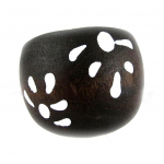 Bague 'Zoulou' Noir 52