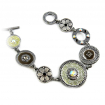 Les Tr&eacute;sors De Lily [E2570] - Bracelet Cr&eacute;ateur 'Byzance' Gris pilka