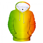 Neoninis žalias gobtuvas vyrų/moterų Harajuku pavasario rudens drabužiai 3D vyri&scaron;ki megztiniai megztiniai Gatvė Spalvinga spauda Hip Hop tendencija 4XL L
