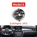 Naujas centrinės konsolės oro kondicionavimo vėdinimo grotelės oro i&scaron;leidimo angos rėmas tinka Mercedes Benz W205 W253 GLC C klasė Model A Left Right