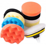 Automatinio poliravimo trinkelių rinkinys 3 colių poliravimo padas 10 vnt. poliravimo trinkelių rinkinys Automobilio buferio poliravimo rinkinys Gręžimo poliravimo rinkinys su grąžto adapteriu automobilių poliravimui Wa 17x14x6cm