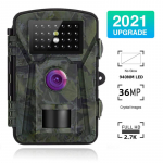Lauko medžioklės tako kamera 36mp 2,7k laukinių gyvūnų detektorius HD atsparus vandeniui stebėjimas infraraudonųjų spindulių kameros naktinio matymo po gaudyklė