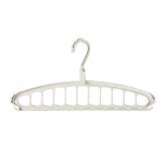 Drabužių kabykla Spintelė Organizatorius Vietą taupanti kabykla Daugias prievadas drabužių kabykla Plastikinės skarelės laikymo pakabos balta