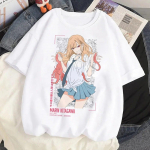 Marin Kitagawa mar&scaron;kinėliai moterims Anime trumpomis rankovėmis mar&scaron;kinėliai Girl Harajuku Tops S