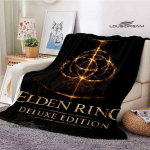 Elden Ring Game 3D spausdinta antklodė vaikams graži &scaron;ilta flanelinė mink&scaron;ta ir patogi namų kelionių antklodė gimtadienio dovana 180x230cm