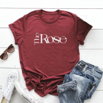 Rose Kpop mar&scaron;kinėliai Atgal į mane Mar&scaron;kinėliai Korėjos grupės mar&scaron;kinėliai Moteri&scaron;ki mar&scaron;kinėliai trumpomis rankovėmis mar&scaron;kinėliai Streetwear Top moteri&scaron;ki drabužiai XXL