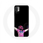 Coque pour Xiaomi Redmi Note 10 5G Formule 1 Sergio P&eacute;rez Mendoza gagn&eacute; la course