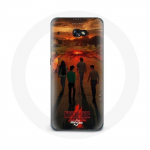 Coque pour Samsung Galaxy A5 Stranger Things Saison 4 Affiche Art Equipages de la Nouvelle Th&eacute;orie