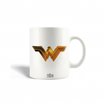 Mug en C&eacute;ramique Wonder Woman Logo d'or S&eacute;rie de films