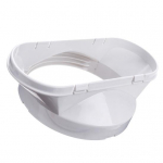 13 cm PVC patvarus balto lango adapteris, ne&scaron;iojamasis oro kondicionieriaus atsarginės dalys