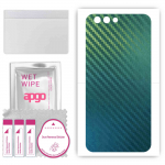 apgo Protective Skin Sticker for the back compatible with Asus Zenfone 4 ZE554KL, Wrap Film, Foil, Vinyl - Pattern Carbon Chameleon CAKA1