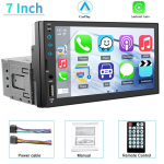 7 colių automobilio radijas 1 din Carplay Android Auto Multimedia MP5 vaizdo grotuvas Jutiklinis ekranas FM AUX įvestis Bluetooth MirrorLink Autoradio