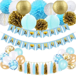 Baby Boy Baby Shower Dekoracijos Lytis Atskleidžiamas Rinkinys Babyshower Kūdikių Krik&scaron;tynų Du&scaron;o I&scaron;traukiama Vėliava