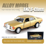 1/36 Scale-Cast Benz 1981 Model 280E su atidaromomis durelėmis ir atsitraukimo funkcija 1/36-Size:13*5*4cm