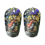 1 pora mini futbolo blauzdų apsaugos Animaciniai filmukai, neslystantys, vaikai, paaugliai, suaugusieji, žaidėjai, miniatiūriniai blauzdų įklotai, futbolo žaidimai, apsauginė įranga S įvairiaspalvis