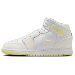 Air Jordan 1 Mid GS Sail Light Laser Orange Vaikams Sportbačiai Kreminės Baltos FD8780-181 40