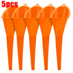 Automobilio motociklo ilgos burnos alyvos piltuvas Apsaugos nuo purslų benzino kuro pildymo įrankis Plastikinis variklio piltuvas Degalų papildymas Automobilių priedai