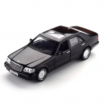 1/32 Benz S-W140 lydinio modelio automobilių vaiki&scaron;ki žaislai su garso &scaron;viesos atsitraukimo funkcija Auk&scaron;tos imitacijos lydinio transporto priemonės modelis berniukui dovana juoda