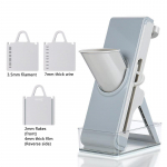 NAUJAS daugiafunkcis rankinis pjaustytuvas, saugus pjaustomas daržovių pjaustytuvas Mėsos daržovių pjaustyklės virtuvės įrankis mėlyna