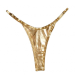 Moteri&scaron;ka G-styginė, blizgus trikampis, vientisos spalvos elastingas mink&scaron;tas reguliuojamas dirželis su viduriu juosmens S