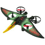 2024 Naujas RC Lėktuvas Pterodaktilis 2.4G 6-A&scaron;ių Giroskopas EPP Putų RC Orlaivis Su LED &Scaron;viesa Vieno Klavi&scaron;o Pakilimas 360&deg; Sukimasis RC Sklandytuvas Skraidantys Žaislai 2 battery žalia