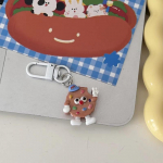 Simuliaciniai sausainiai Mielas raktų pakabukas Linksmas maistas Žaidimas Pakabukas Sūris Sausainių modeliavimo mai&scaron;elis Aksesuaras &bdquo;Pasidaryk pats&ldquo; mielas dirželis raktų pakabukas