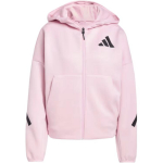 adidas ZNE. Su užtrauktuku džemperis su gobtuvu Tikra rožinė Moteri&scaron;ki gatvės drabužiai JC5393 M