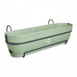 Elho Balconni&egrave;re Vibia Campana Allin1 70 - L 70 x W 26 x H 17 cm - Balcon - 100% recycl&eacute; - Vert