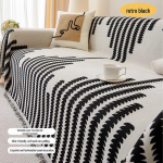 &Scaron;enilinis skandinavi&scaron;ko stiliaus sofos užvalkalas: Vienos dalies, atspari dulkėms, visų sezonų antklodė 180x260cm (Two-seater Sofa)