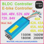 &bdquo;Wuxi Bull Brushless Motor Controller 36-72V, 1500-2000W&ldquo; 36V~48V~60V~72V~84V Universal