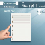 Studentų gyvenimas B5 palaidų lapų papildymas: A4, A5 tinklelinis popierius anglų kalbos užra&scaron;ams