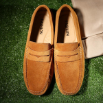 Vyri&scaron;ki mokasinai Penny Wildsmith Loafer Driving Gommino Comfort Flats Kasdieniai prisegami plius dydžio zom&scaron;iniai batai vyrams, didesniems dydžiams EU: 38